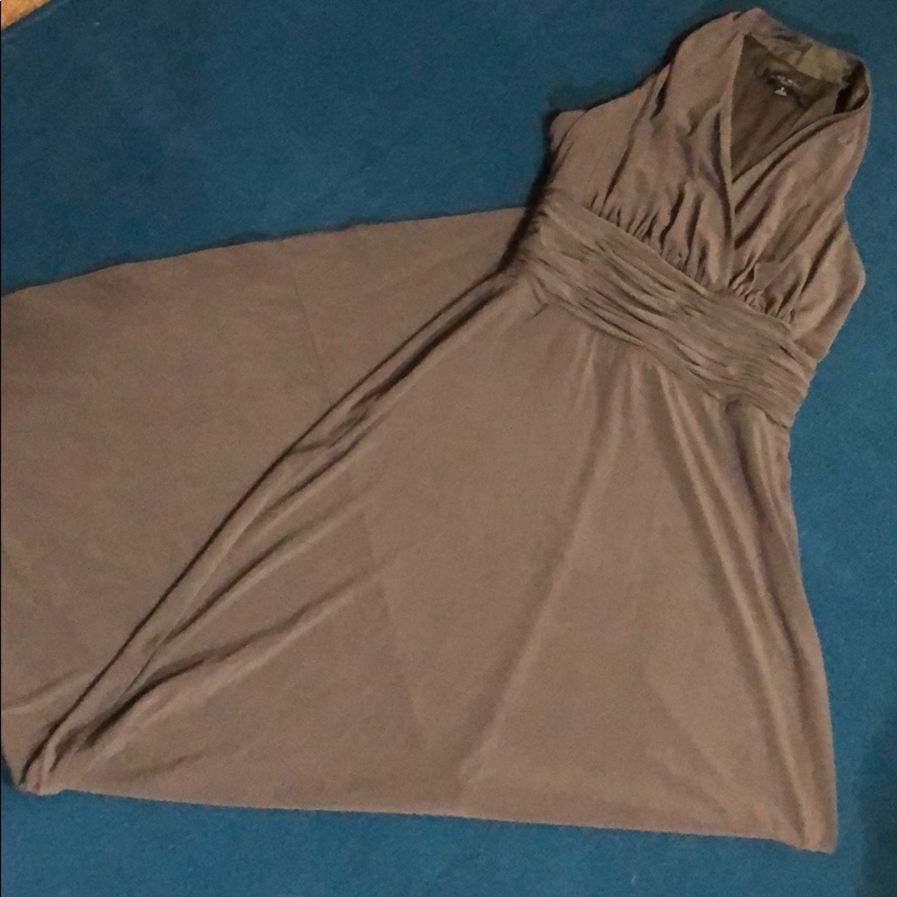 Gray Evening Dress